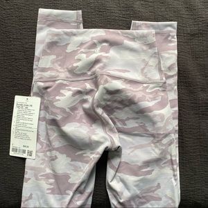 RARE lululemon wonder under luxtreme camo pants